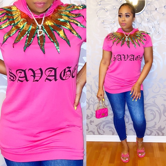 Misty Love Sequin Top Summer Berry